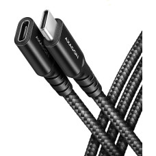 Axagon CABLE USB-C EXTENSION 0.5M/BLACK BUCM32-CF05AB AXAGON