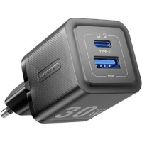 Vention MOBILE CHARGER WALL 30W USB-C/2P BLACK FEQB0-EU VENTION