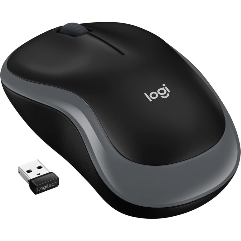 Logitech MOUSE USB OPTICAL WRL M185/GREY 910-002238 LOGITECH
