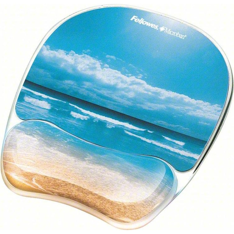 Fellowes MOUSE PAD PHOTO GEL/SANDY BEACH 9179301 FELLOWES