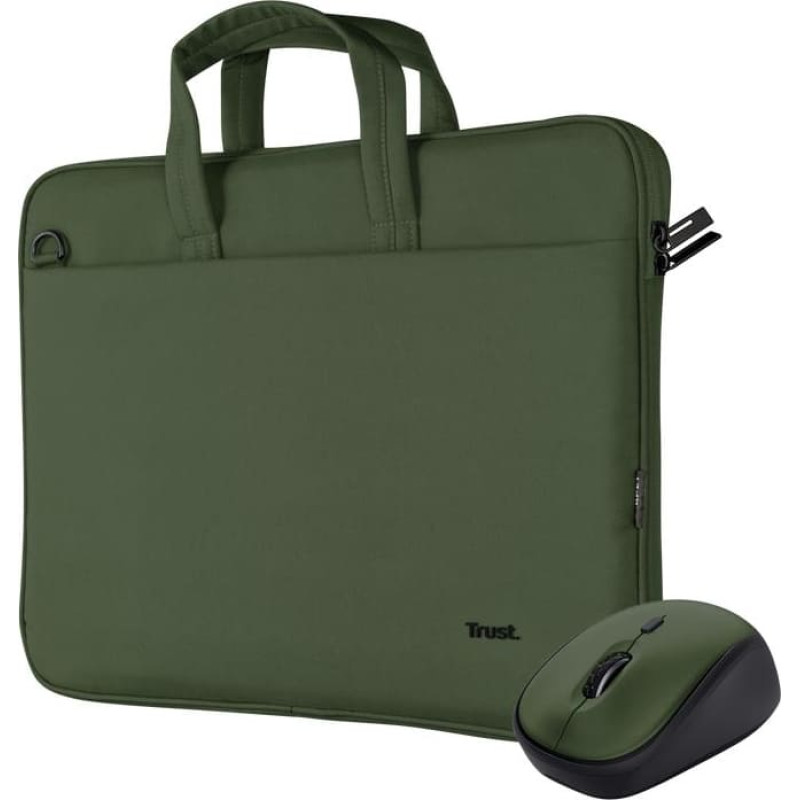 Trust NB CASE BOLOGNA 16" +MOUSE SET/GREEN 24989 TRUST