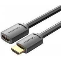 Vention CABLE HDMI MALE/FEMALE 4K/1M BLACK AHCBF VENTION