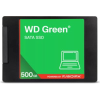 Western Digital SSD|WESTERN DIGITAL|Green|500GB|3D NAND|Read speed 545 MBytes/sec|2,5"|MTBF 2000000 hours|WDS500G5G0A