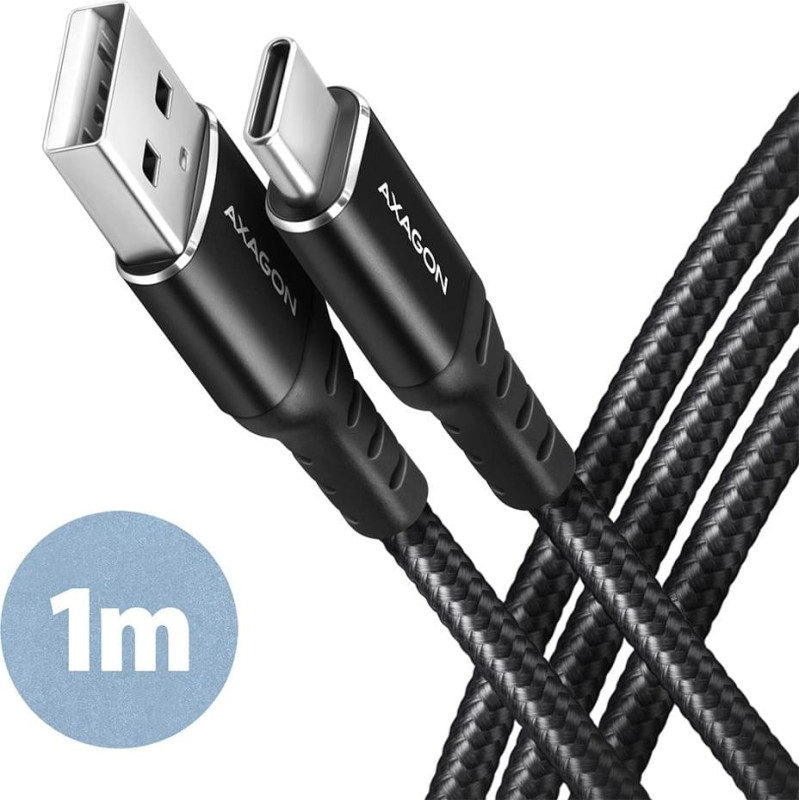 Axagon CABLE USB-C TO USB2.0 1M/BLACK BUCM-AM10AB AXAGON