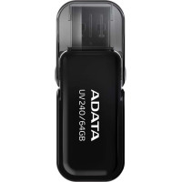 Adata MEMORY DRIVE FLASH USB2 64GB/BLACK AUV240-64G-RBK ADATA