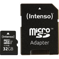 Intenso MEMORY MICRO SDHC 32GB UHS-I/W/ADAPTER 3423480 INTENSO