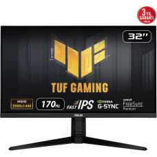Asus LCD Monitor|ASUS|31.5"|Gaming|Panel IPS|2560x1440|16:9|170Hz|Matte|1 ms|Speakers|Swivel|Height adjustable|Tilt|Colour Black|90LM07L0-B03370