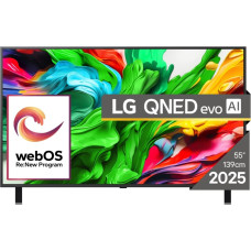 LG TV Set|LG|55"|4K/Smart|3840x2160|Wireless LAN|Bluetooth|webOS|55QNED85A3C