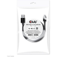 Club3D CABLE USB TO MICRO USB 1M/M/M CAC-1408 CLUB3D