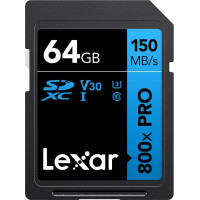 Lexar MEMORY SDXC 64GB UHS-I/LSD0800P064G-BNNNG LEXAR