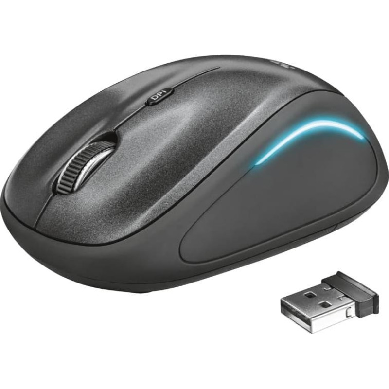 Trust MOUSE USB OPTICAL WRL YVI FX/BLACK 22333 TRUST