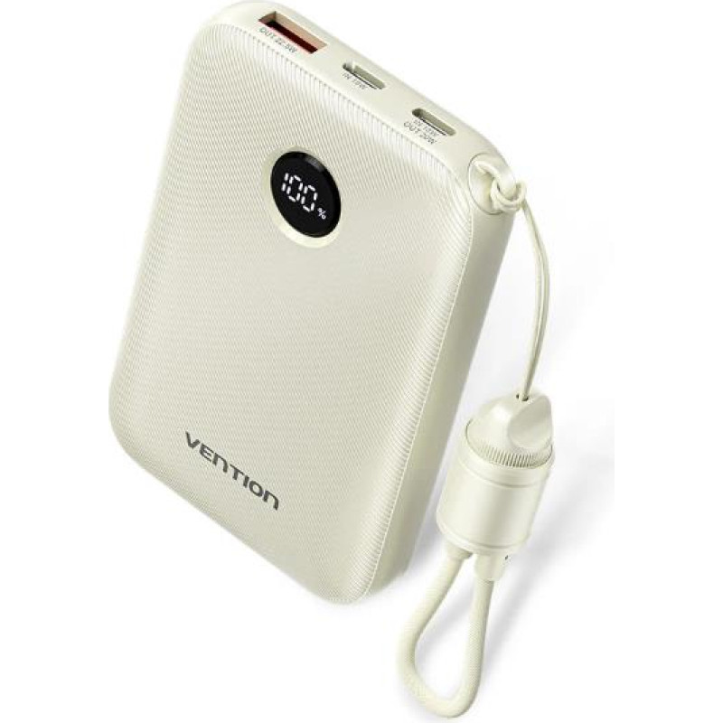 Vention POWER BANK USB 10000MAH 22.5W/BEIGE FKAN0-C VENTION