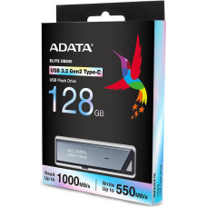 Adata MEMORY DRIVE FLASH USB-C 128GB/SILV AELI-UE800-128G-CSG ADATA