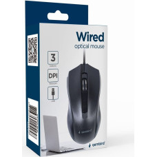 Gembird MOUSE USB OPTICAL/BLACK MUS-3B-01 GEMBIRD