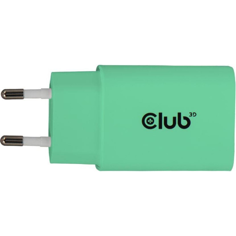 Club3D MOBILE CHARGER WALL USB-C/2PK 30W GREEN CAC-3024 CLUB3D