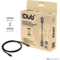 Club3D CABLE USB-C TO USB-C 1.2M/BLACK CAC-1570 CLUB3D