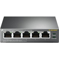 Tp-Link Switch|TP-LINK|Desktop/pedestal|5x10Base-T / 100Base-TX / 1000Base-T|PoE ports 4|TL-SG1005P