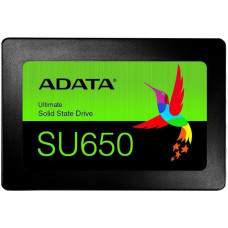 Adata SSD|ADATA|SU650|512GB|SATA 3.0|Write speed 450 MBytes/sec|Read speed 520 MBytes/sec|2,5"|TBW 140 TB|MTBF 2000000 hours|ASU650SS-512GT-R