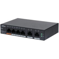 Dahua Switch|DAHUA|CS4006-4ET-60|Type L2|Desktop/pedestal|PoE ports 4|CS4006-4ET-60