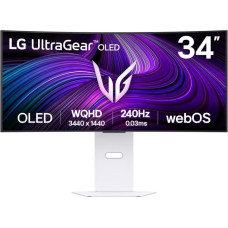 LG Monitor|LG|34 "|3440 x 1440 pixels|Wide Quad HD|Native aspect ratio 21:9|OLED|Curved|34GX90SA-W