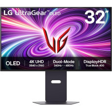 LG Monitor|LG|32 "|3840 x 2160 pixels|4K Ultra HD|Native aspect ratio 16:9|OLED|Flat|32GX870A-B