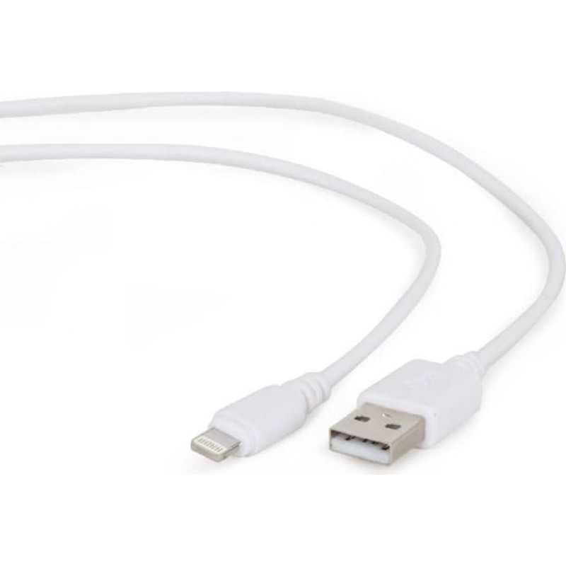 Gembird CABLE LIGHTNING TO USB2 1M/CC-USB2-AMLM-W-1M GEMBIRD