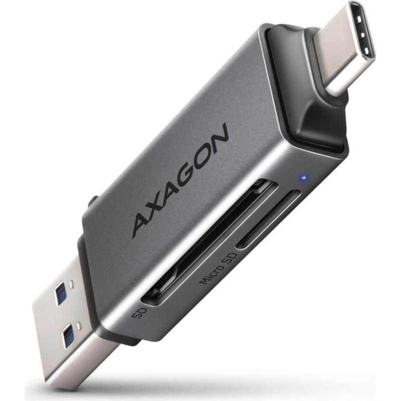 Axagon CARD READER USB-C+USB3.2 2SLOT/SD/MICROSD CRE-DAC AXAGON