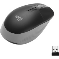 Logitech MOUSE USB OPTICAL WRL M190/GREY 910-005906 LOGITECH