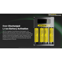 Nitecore BATTERY CHARGER 4-SLOT/CI4 NITECORE