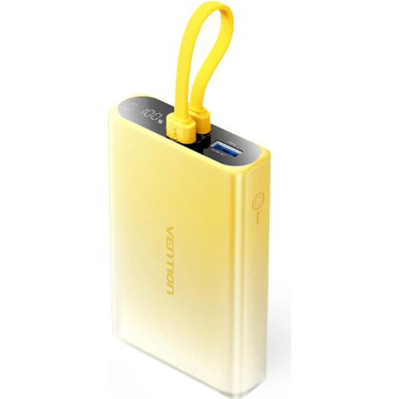 Vention POWER BANK USB 10000MAH 22.5W/YELLOW FHZY0 VENTION