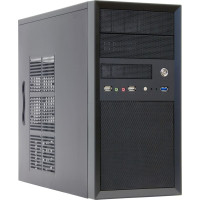 Chieftec Case|CHIEFTEC|MiniTower|MicroATX|Colour Black|CT-01B-OP