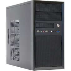 Chieftec Case|CHIEFTEC|MiniTower|MicroATX|Colour Black|CT-01B-OP