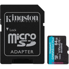 Kingston MEMORY MICRO SDXC 64GB UHS-I/W/ADAPTER SDCG4/64GB KINGSTON