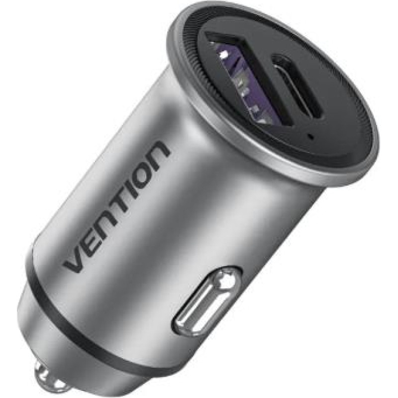 Vention MOBILE CHARGER CAR 30W USB/2P GRAY FFFH0 VENTION
