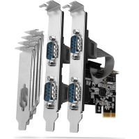 Axagon NET CARD PCIE 250KBPS 4PORT/SP&LP PCEA-S4N AXAGON