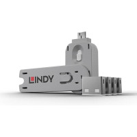 Lindy USB PORT BLOCKER 4PACK/WHITE 40454 LINDY