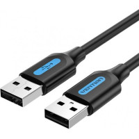 Vention CABLE USB2.0 MALE TO MALE/1.5M BLACK COJBG VENTION