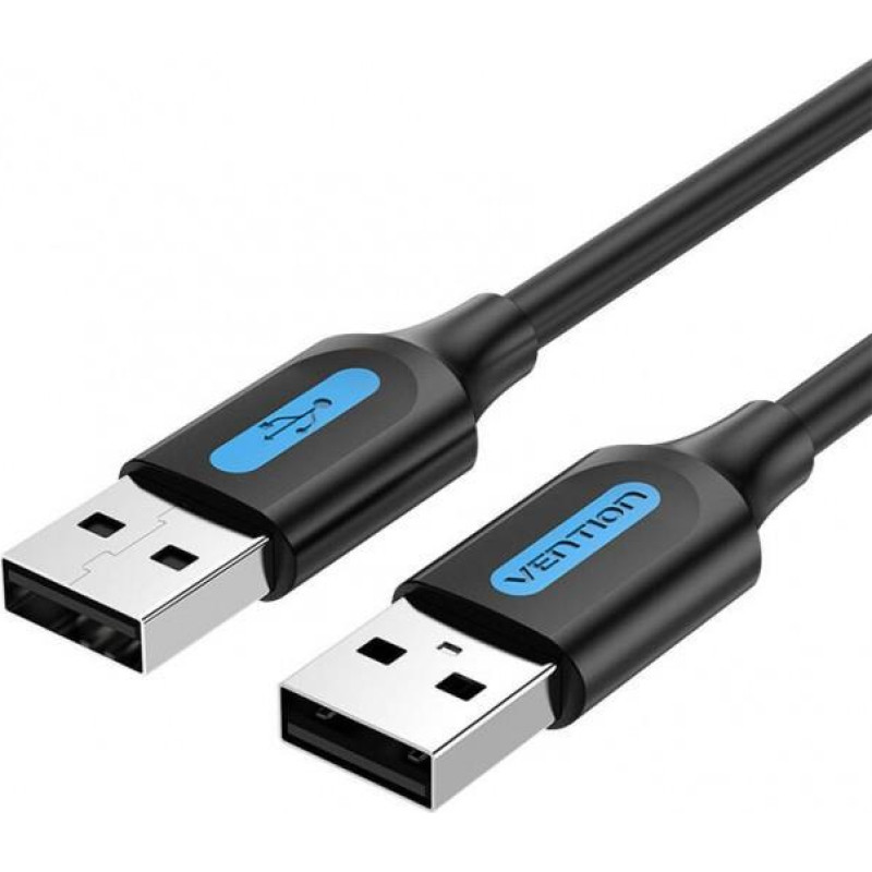 Vention CABLE USB2.0 MALE TO MALE/1.5M BLACK COJBG VENTION