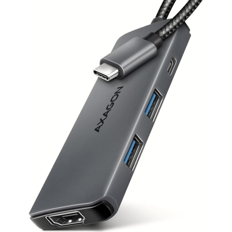 Axagon I/O HUB USB-C 5IN1 8K/0.15M HMC-5H8K AXAGON