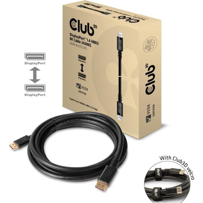Club3D CABLE DP 4M/M/M CAC-1069B CLUB3D