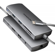 Axagon I/O HUB USB-C 9IN1 5GBPS/0.2M HMC-8HLSA AXAGON