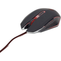 Gembird MOUSE USB OPTICAL GAMING/RED MUSG-001-R GEMBIRD