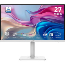 MSI LCD Monitor|MSI|MODERN MD272UPHW|27"|Business/4K|Matte|Panel IPS|3840x2160|16:9|60Hz|4 ms|Speakers|Colour White|MODERNMD272UPHW