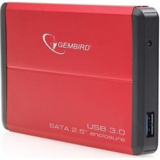 Gembird HDD CASE EXT. USB3 2.5"/RED EE2-U3S-2-R GEMBIRD
