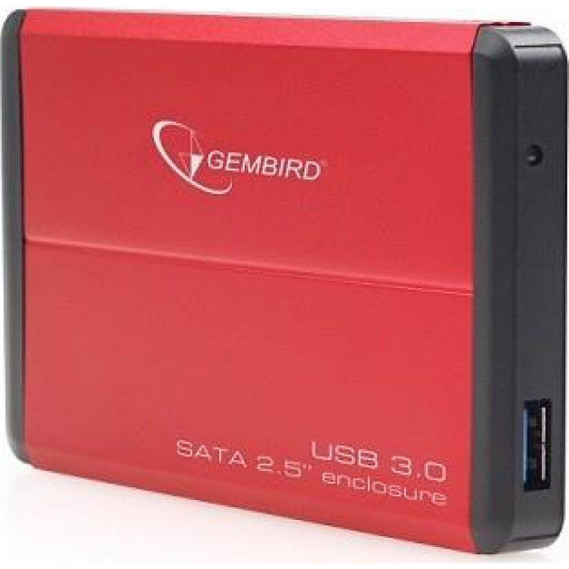 Gembird HDD CASE EXT. USB3 2.5"/RED EE2-U3S-2-R GEMBIRD