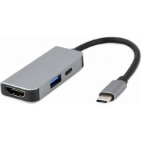 Gembird I/O ADAPTER USB-C TO HDMI/USB3/3IN1 A-CM-COMBO3-02 GEMBIRD