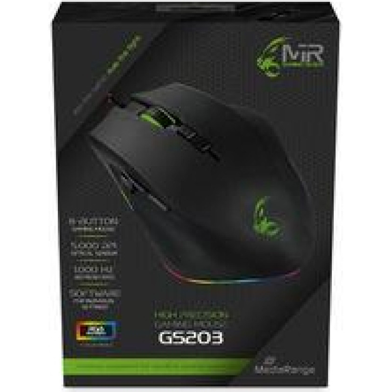 Mediarange MOUSE USB OPTICAL BLACK/MRGS203 MEDIARANGE