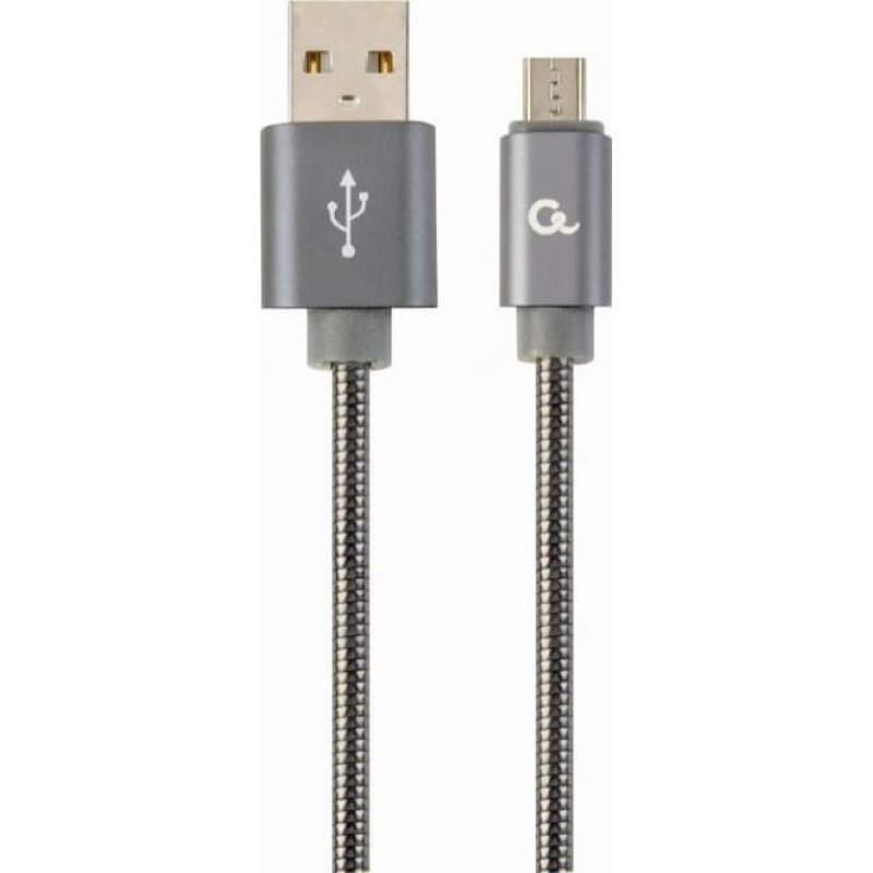 Gembird CABLE USB2 TO MICRO-USB 2M/CC-USB2S-AMMBM-2M-BG GEMBIRD