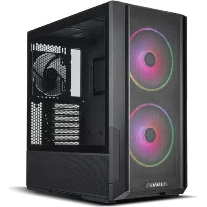 Lian Li Case|LIAN LI|LANCOOL 216RX BLACK|MidiTower|Case product features Transparent panel|ATX|EATX|MicroATX|MiniITX|Colour Black|G99.LAN216RX.00