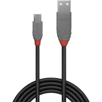 Lindy CABLE USB2 A TO MICRO-B 5M/ANTHRA 36735 LINDY